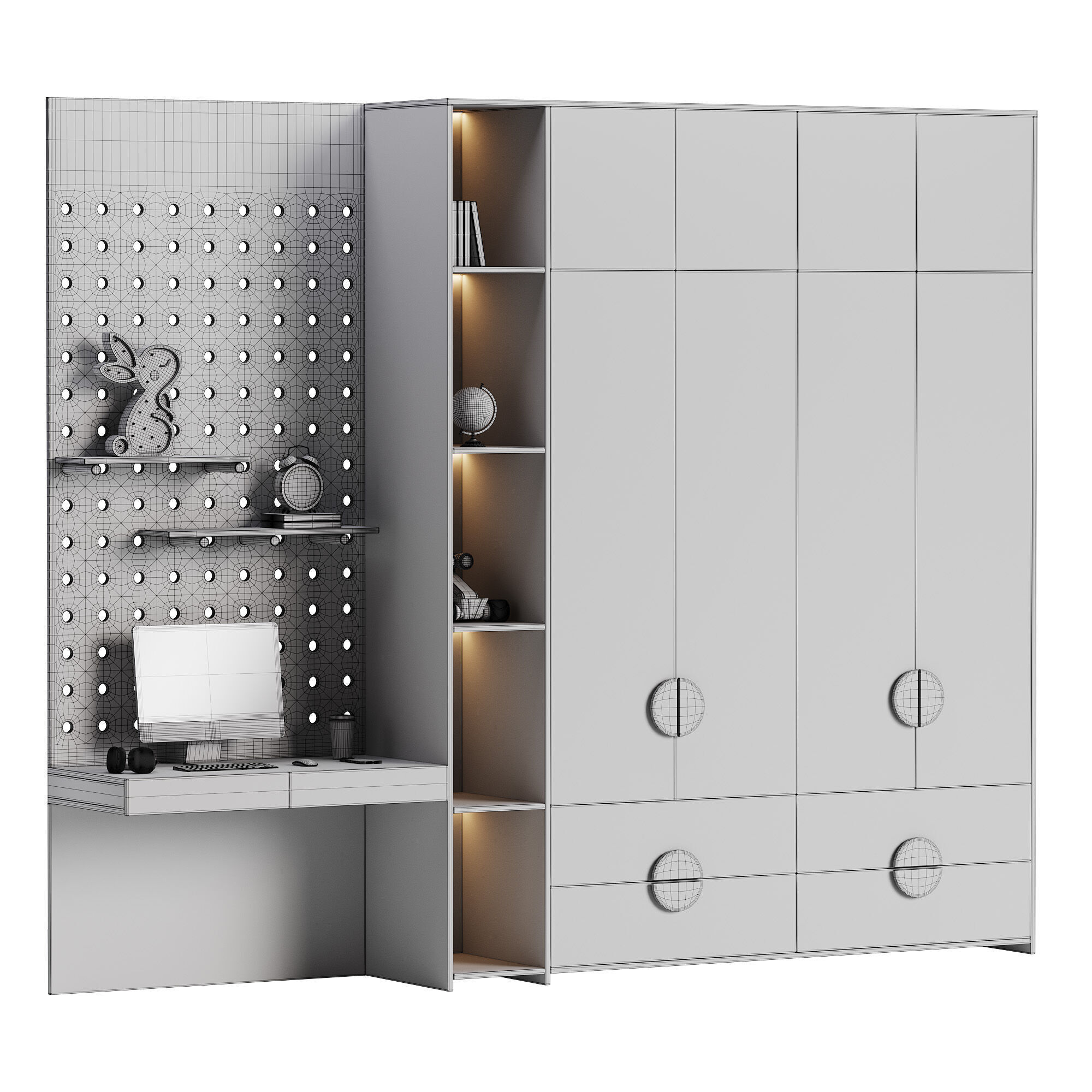 Workplace for Children 24 3D model_13