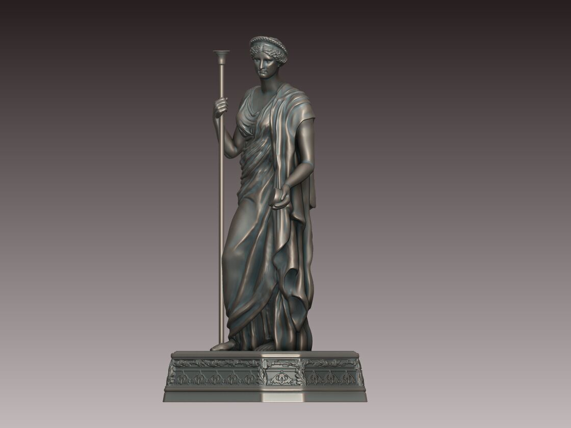 Hera Greek Goddess 3D print model_1
