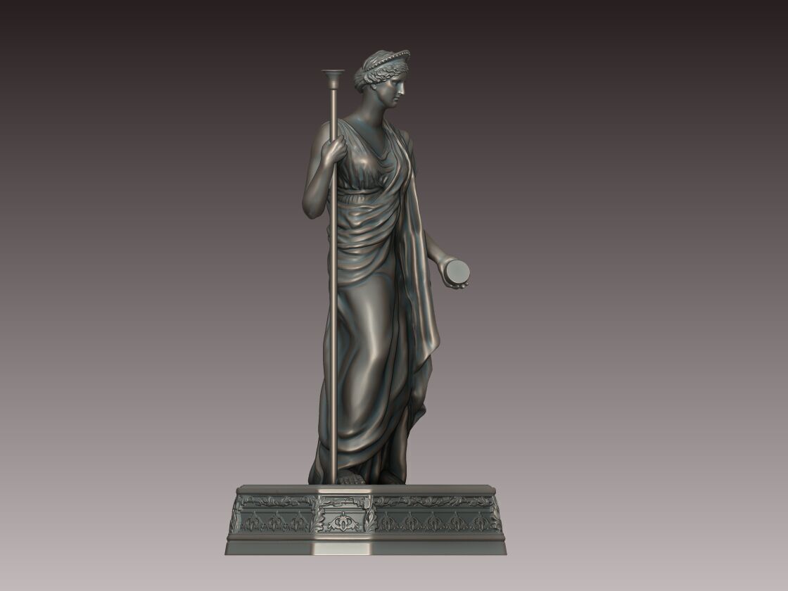Hera Greek Goddess 3D print model_4