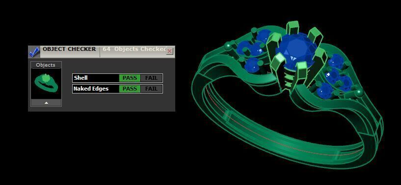 Female Solitaire Ring Ready To Print  3D print model_20