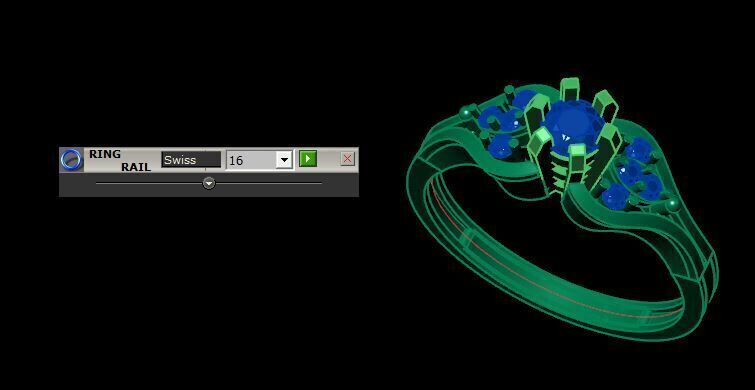 Female Solitaire Ring Ready To Print  3D print model_17