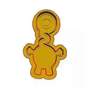 Cute Monster cookie cutter