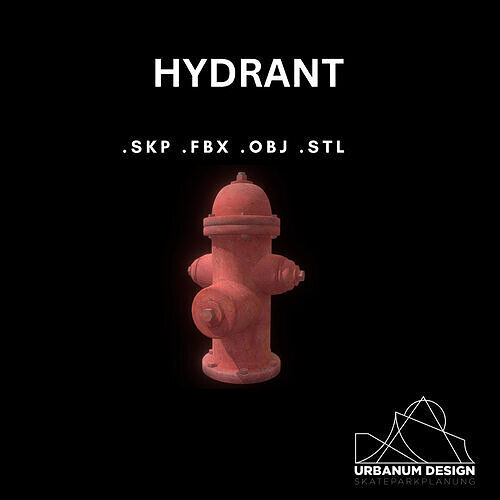 New York  Hydrant  Low-poly 3D model