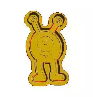 Cute Monster cookie cutter