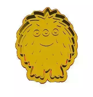 Cute Monster cookie cutter