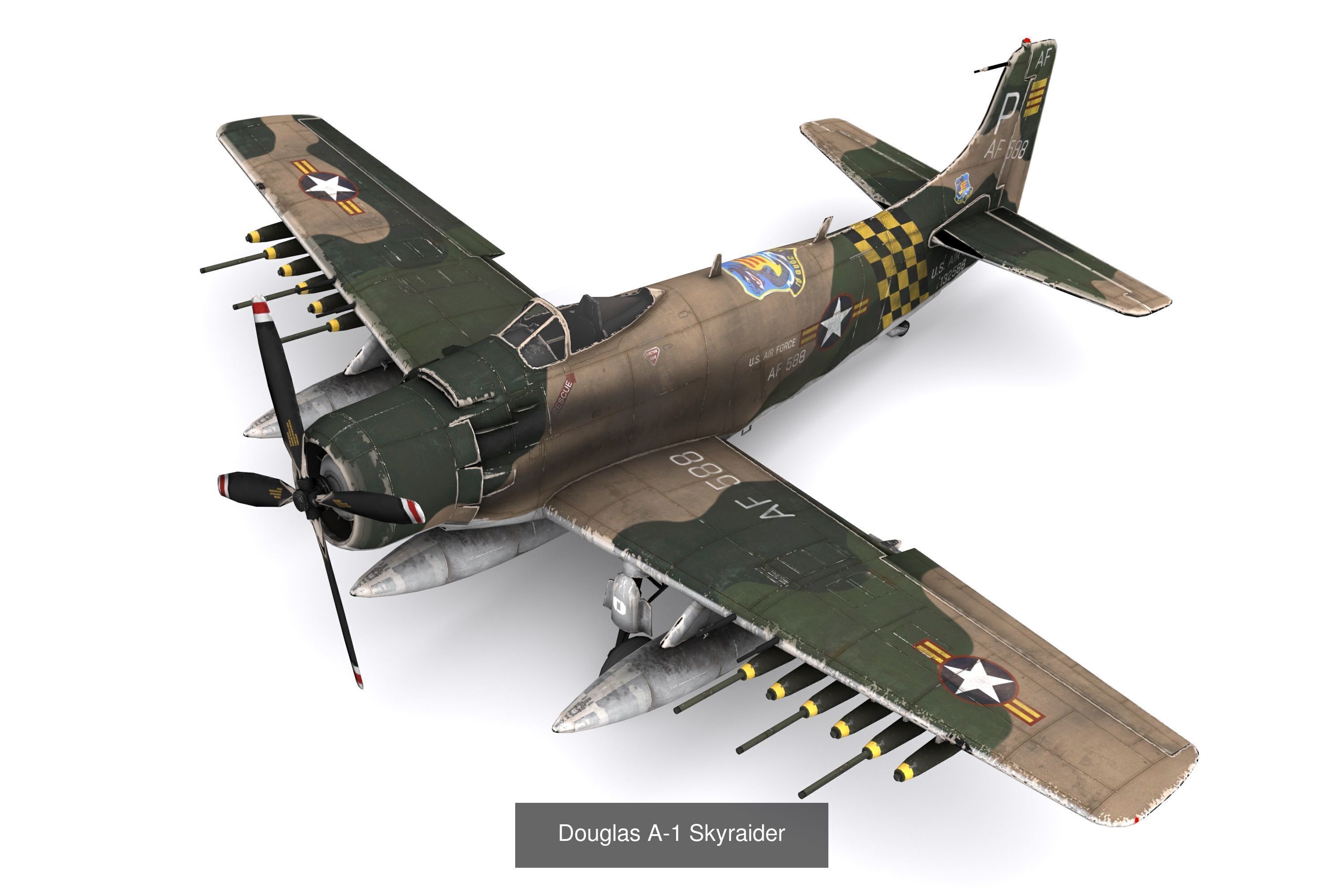 Low Poly Aircraft 3D Model Collection_1