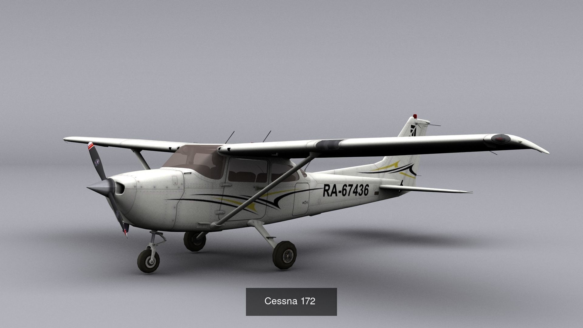 Low Poly Aircraft 3D Model Collection_2