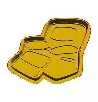 Couch cookie cutter