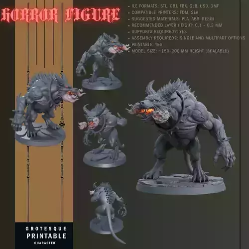 The Embodiment of Fire and Fury 3D print model