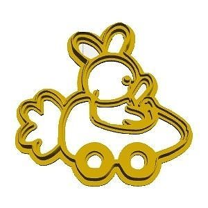 Bunny cookie cutter 3D model