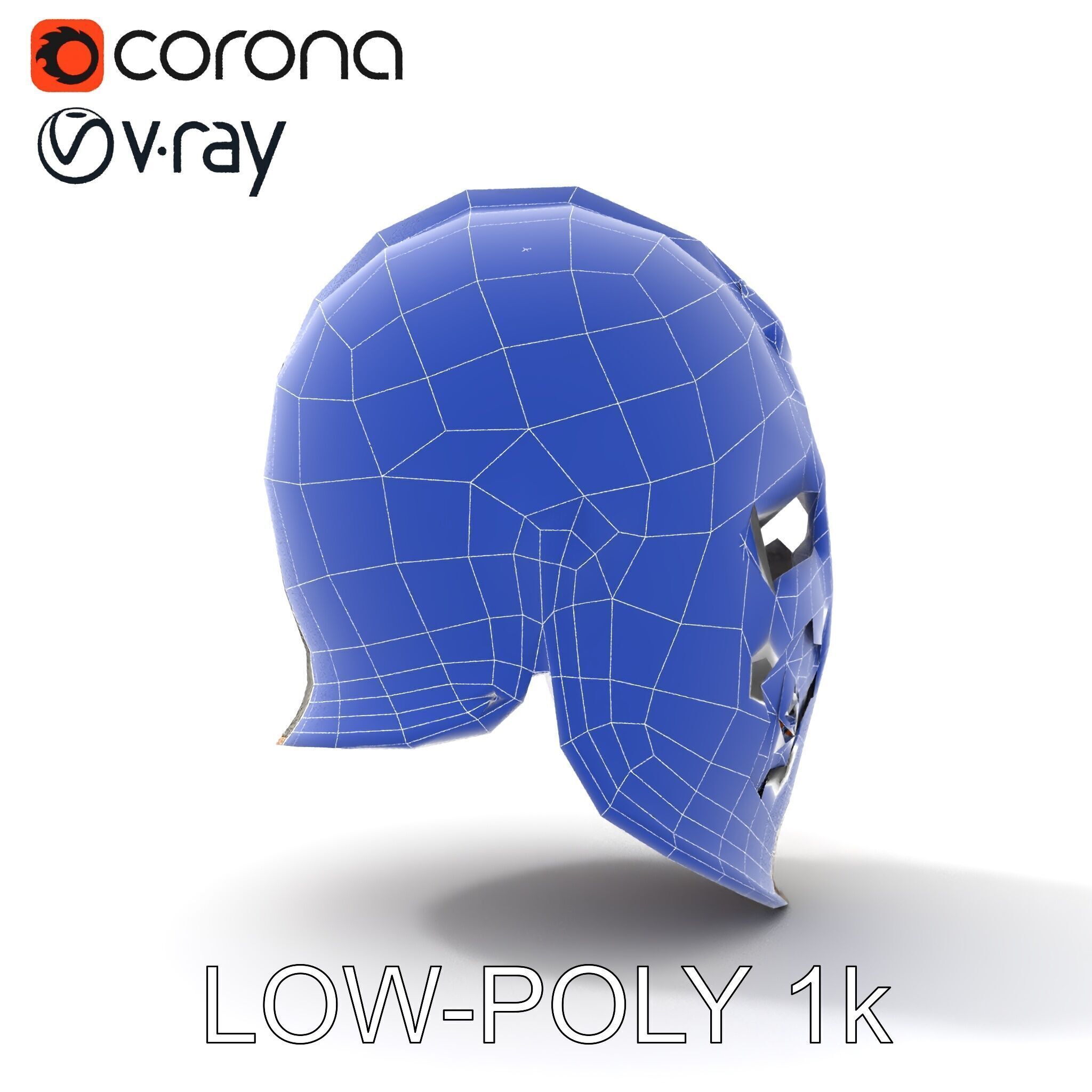Ornate Medieval Helmet D Model Pack Low-poly 3D model_28