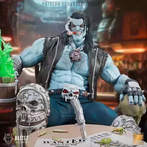 Lobo I DC Comics 3D print model