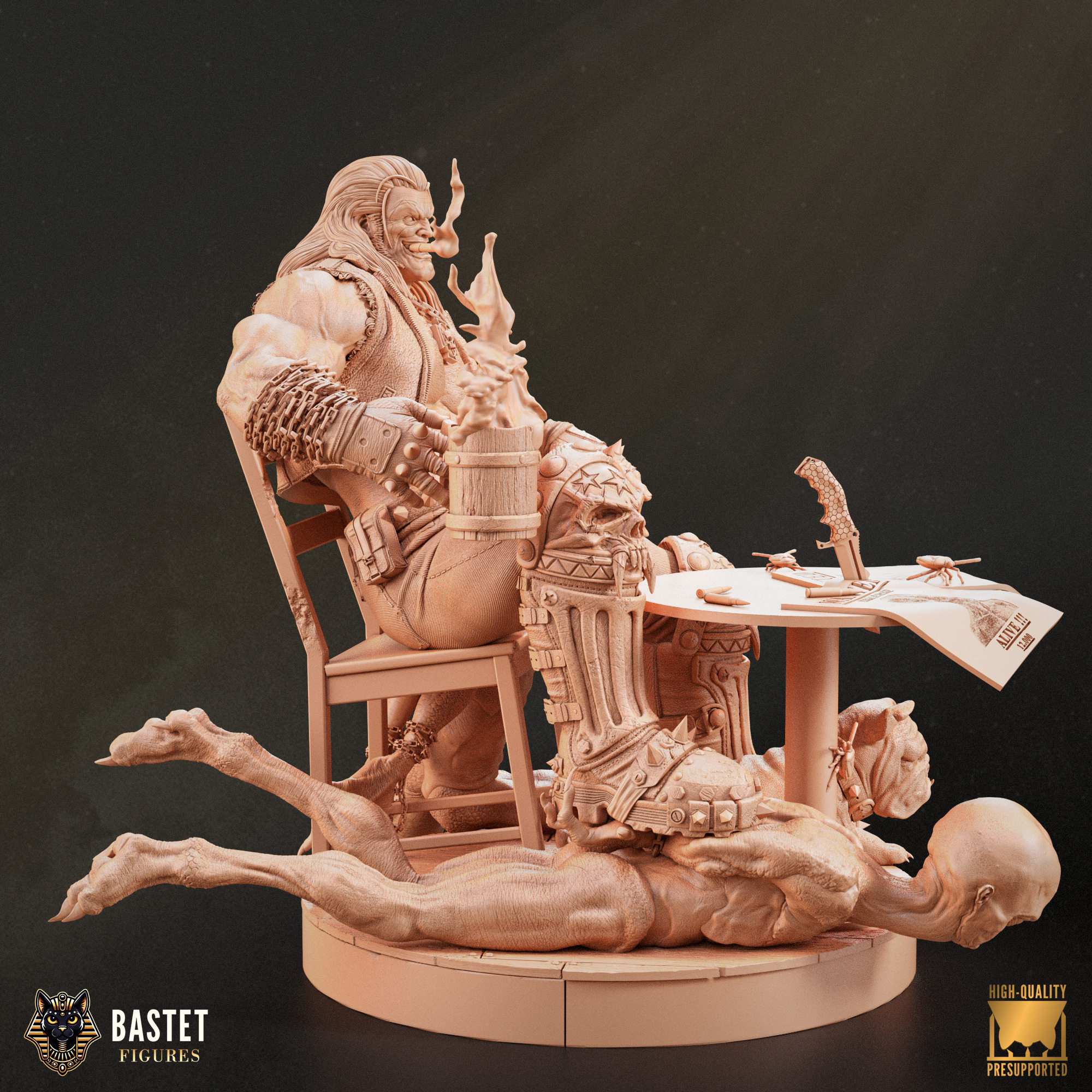 Lobo I DC Comics 3D print model_20