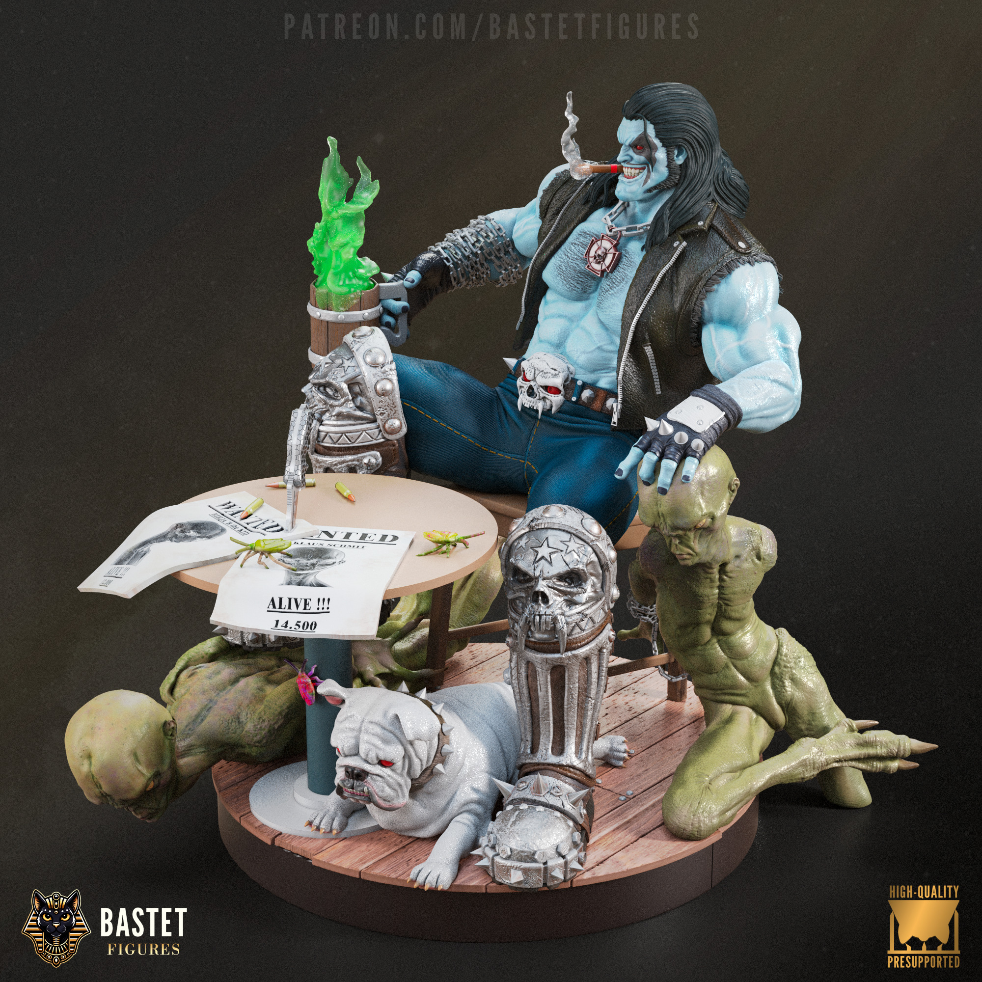 Lobo I DC Comics 3D print model_8