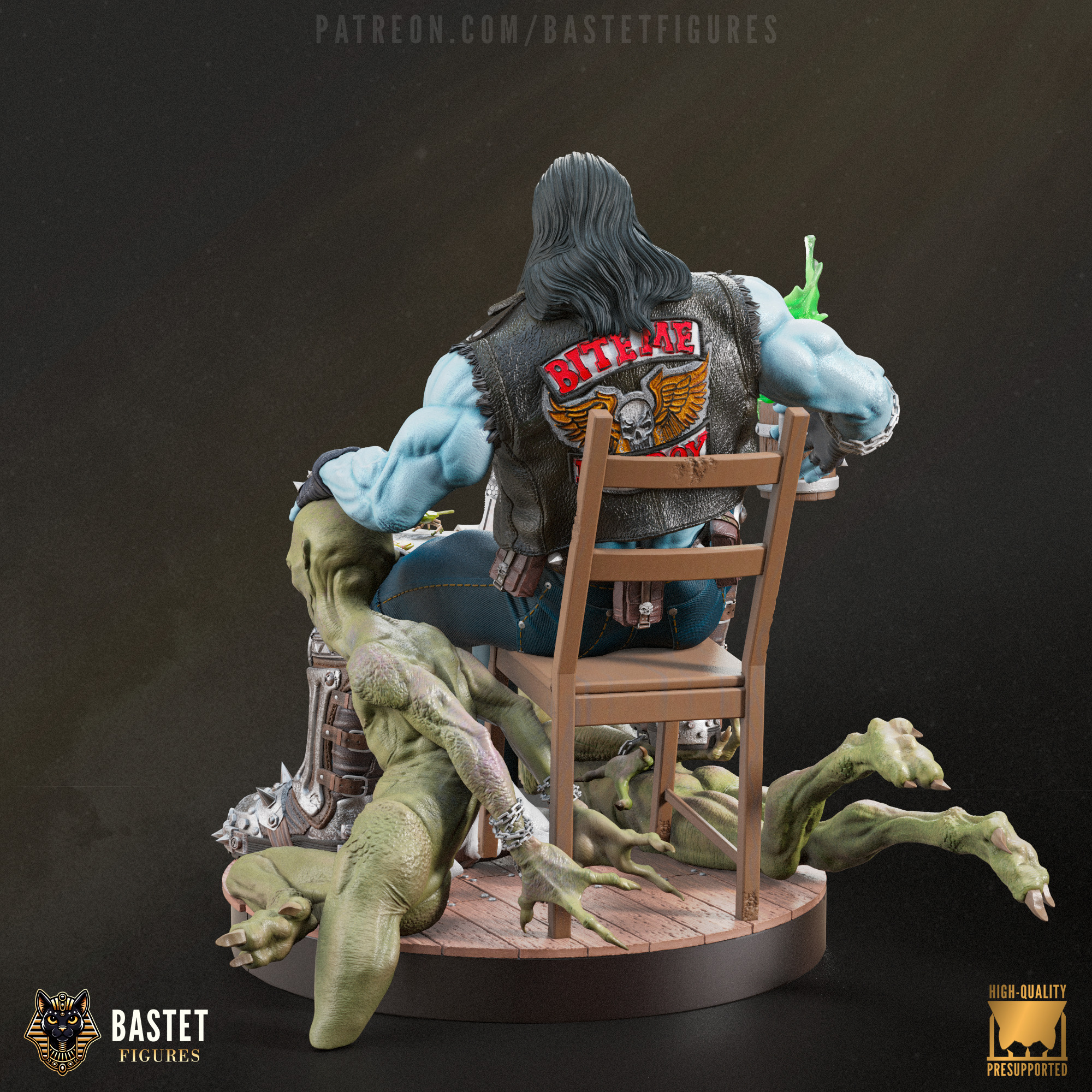 Lobo I DC Comics 3D print model_6