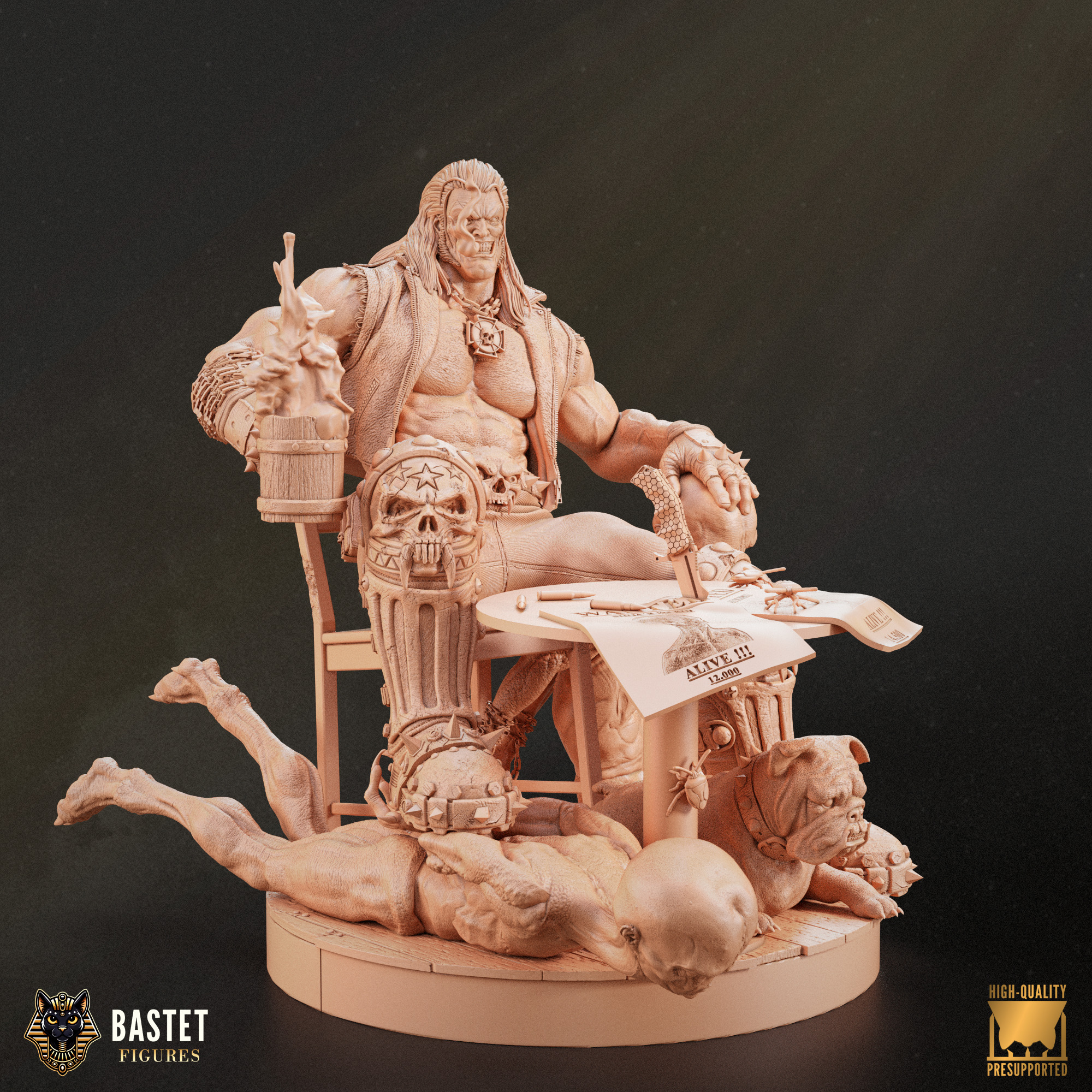 Lobo I DC Comics 3D print model_19