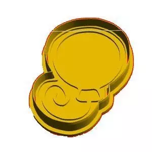 Balloon cookie cutter 3D model_0