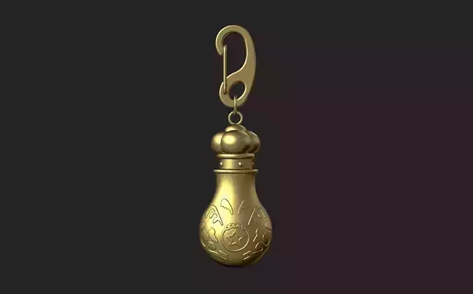 Earthy Abundance - Extrait de Parfum Pendant 3D print model