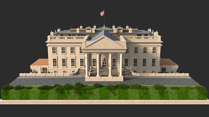 The White house 3D model 6