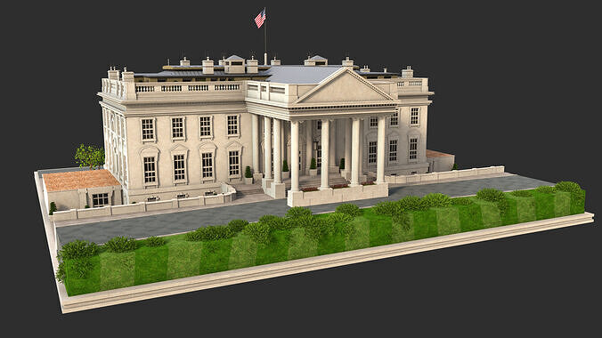 The White house 3D model 2