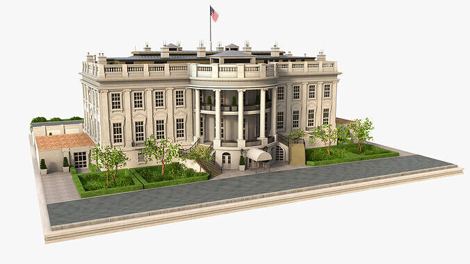 The White house 3D model 3