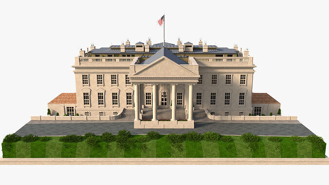 The White house 3D model