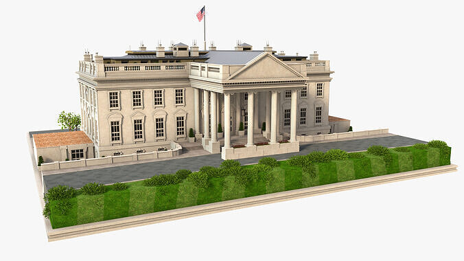 The White house 3D model