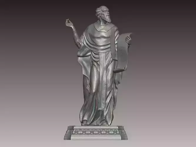 Ancient Philosopher Statue