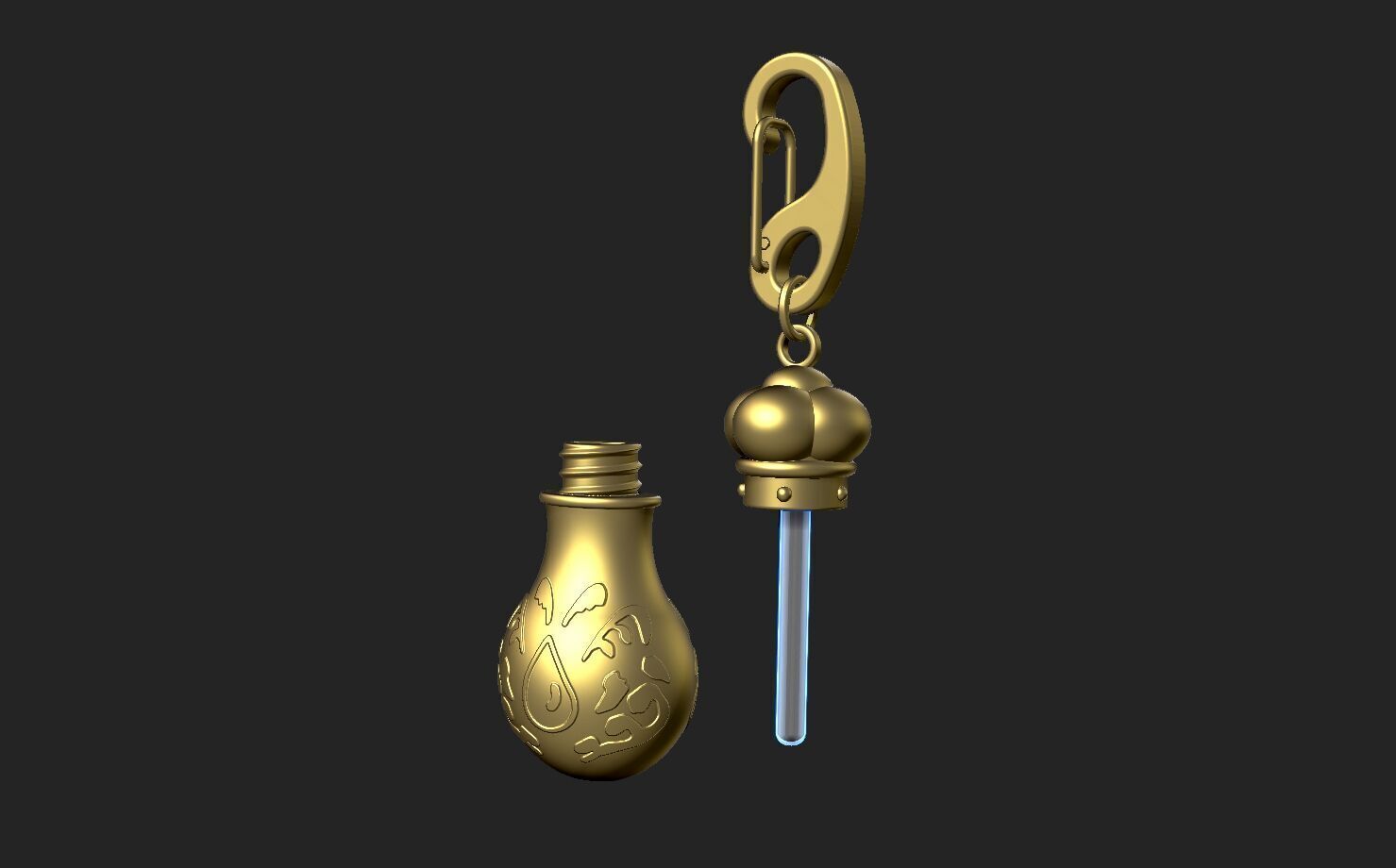 Water of Intution - Extrait de Parfum Pendant 3D print model_2