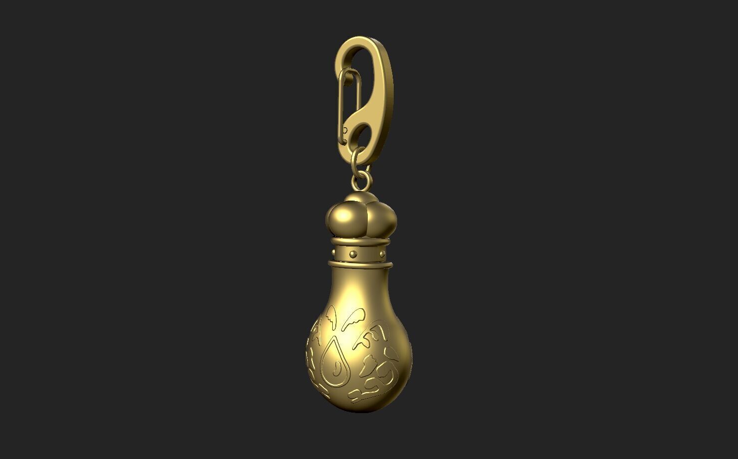 Water of Intution - Extrait de Parfum Pendant 3D print model_1