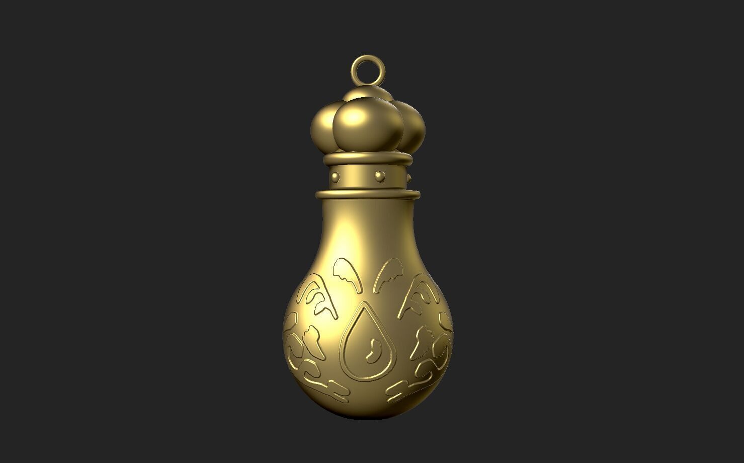 Water of Intution - Extrait de Parfum Pendant 3D print model_3