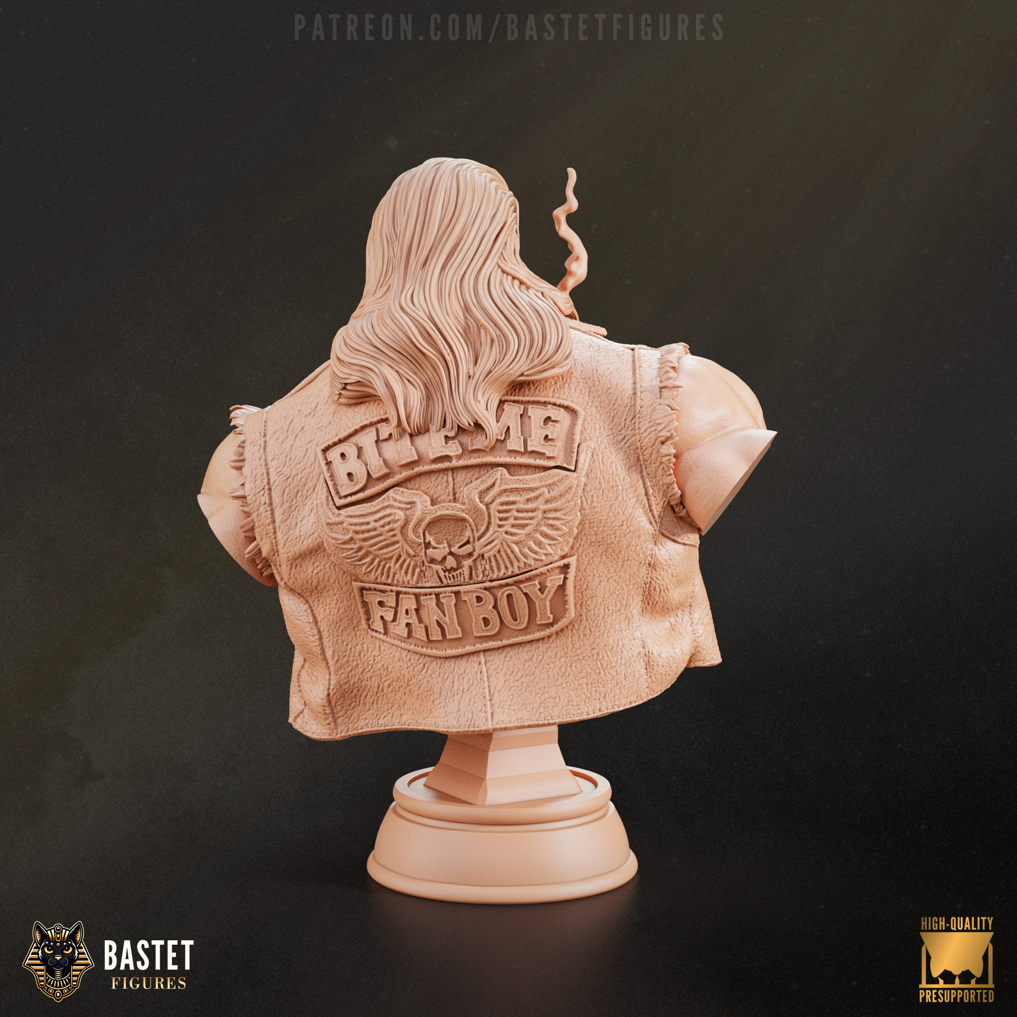 Lobo Bust I DC Comics 3D print model_2