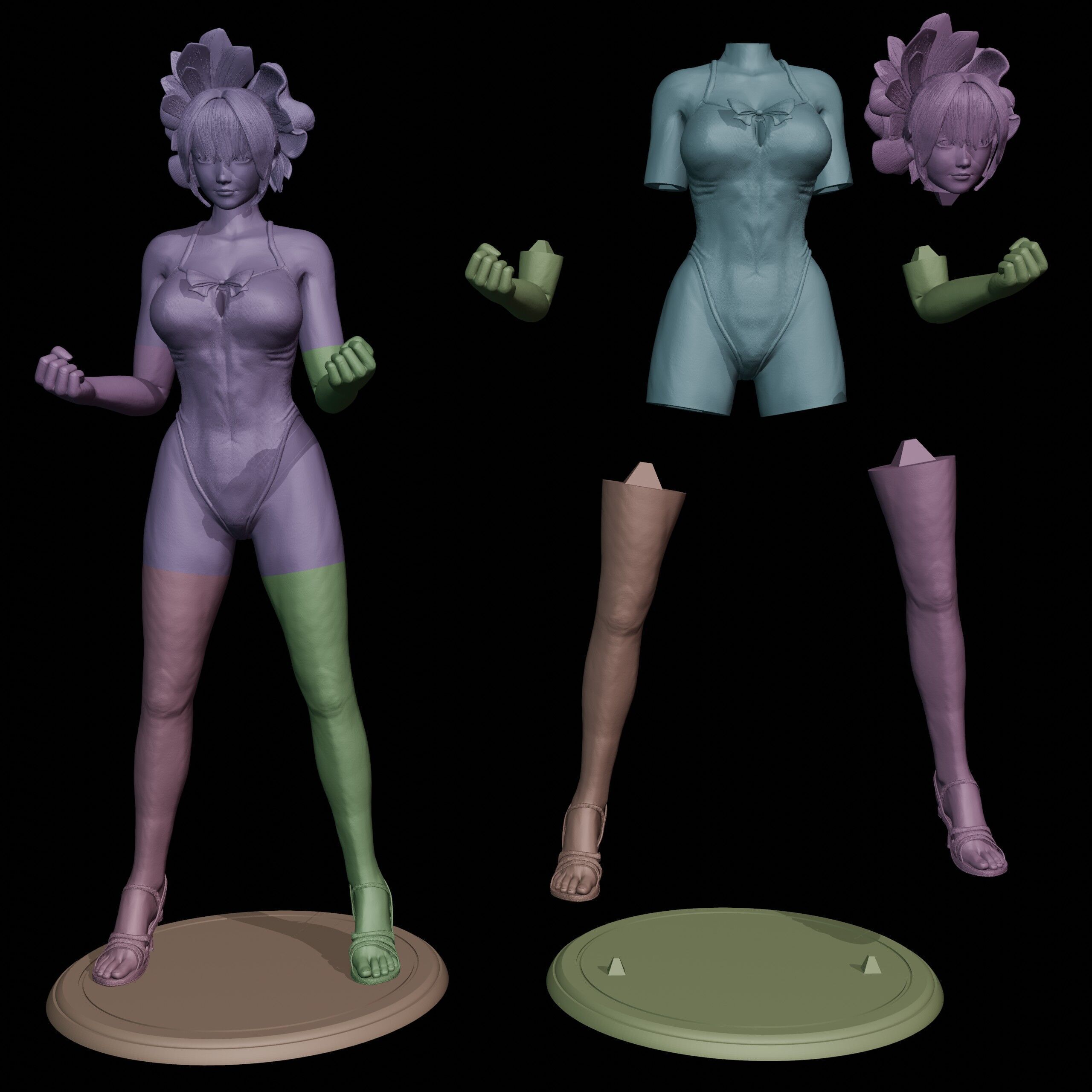 Kasumi 3D print model_12