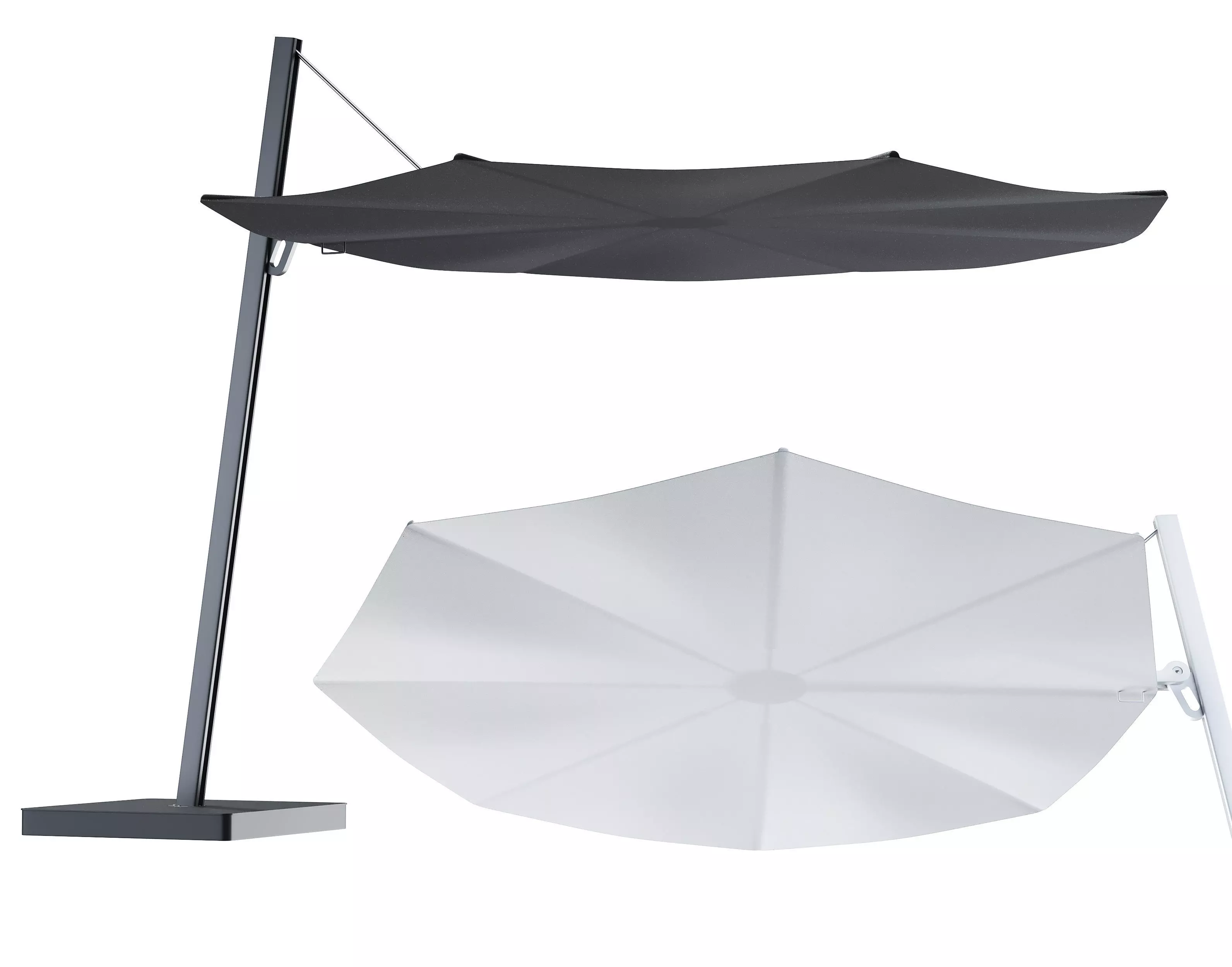 Versa Round Parasol by Umbrosa 3D model_0