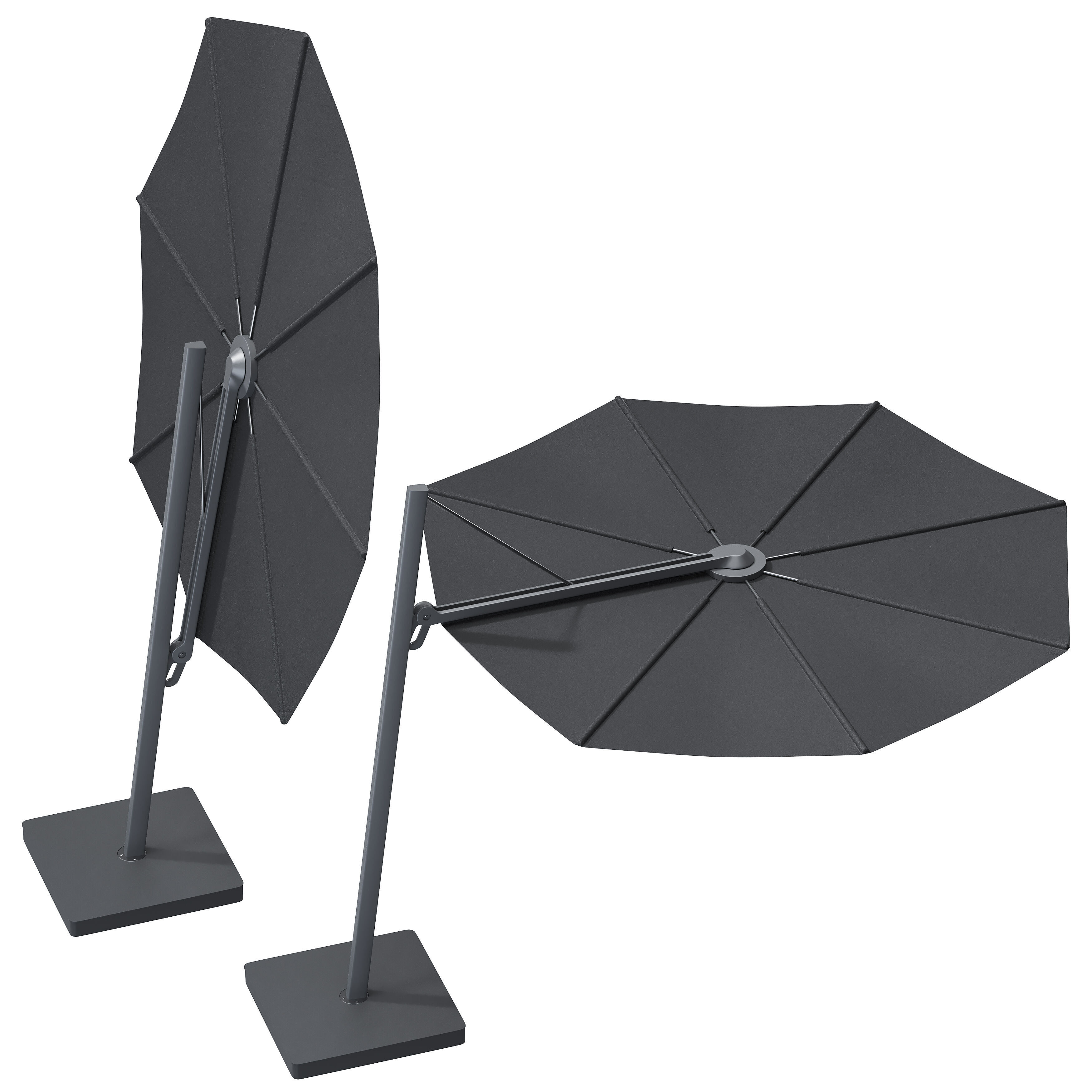 Versa Round Parasol by Umbrosa 3D model_1