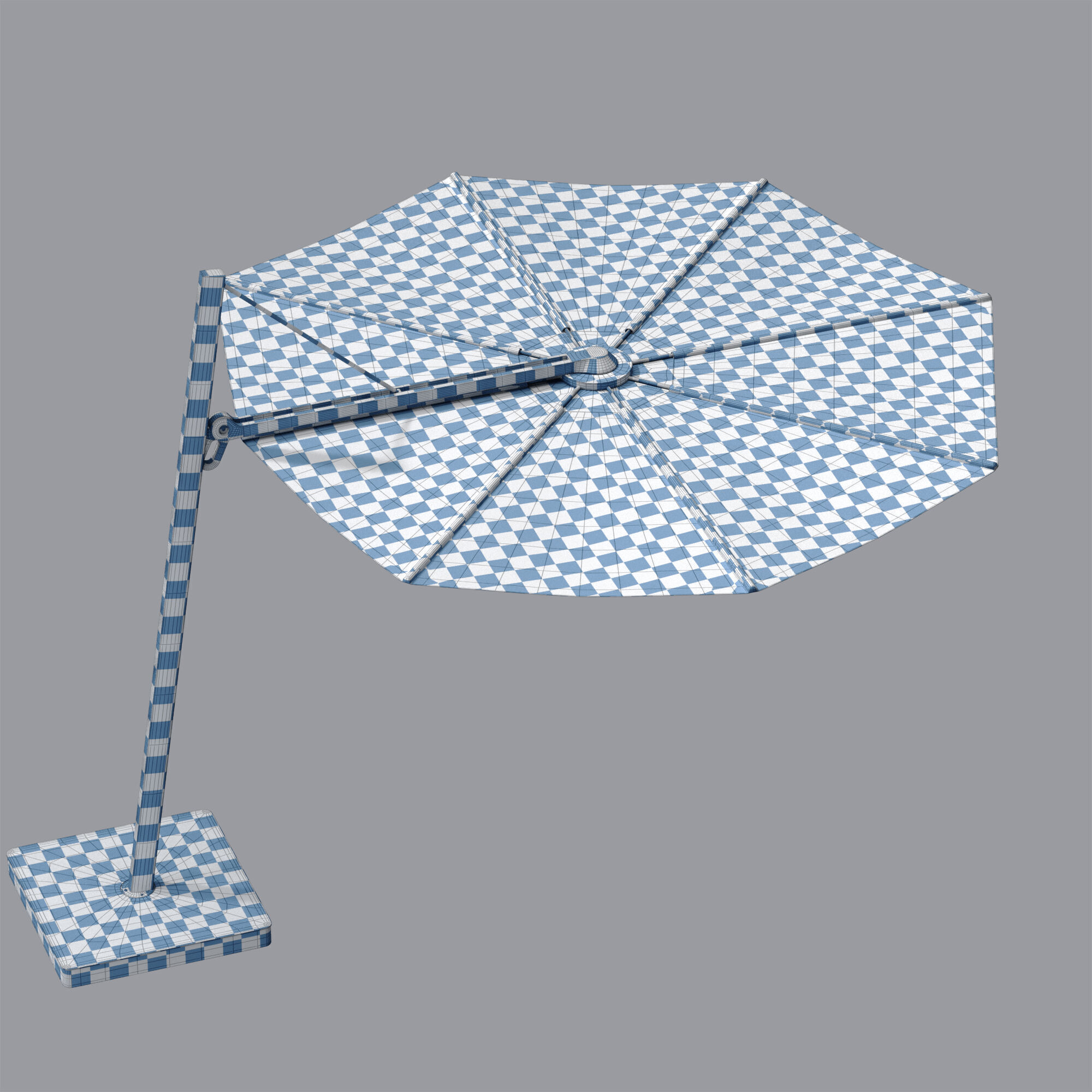 Versa Round Parasol by Umbrosa 3D model_5