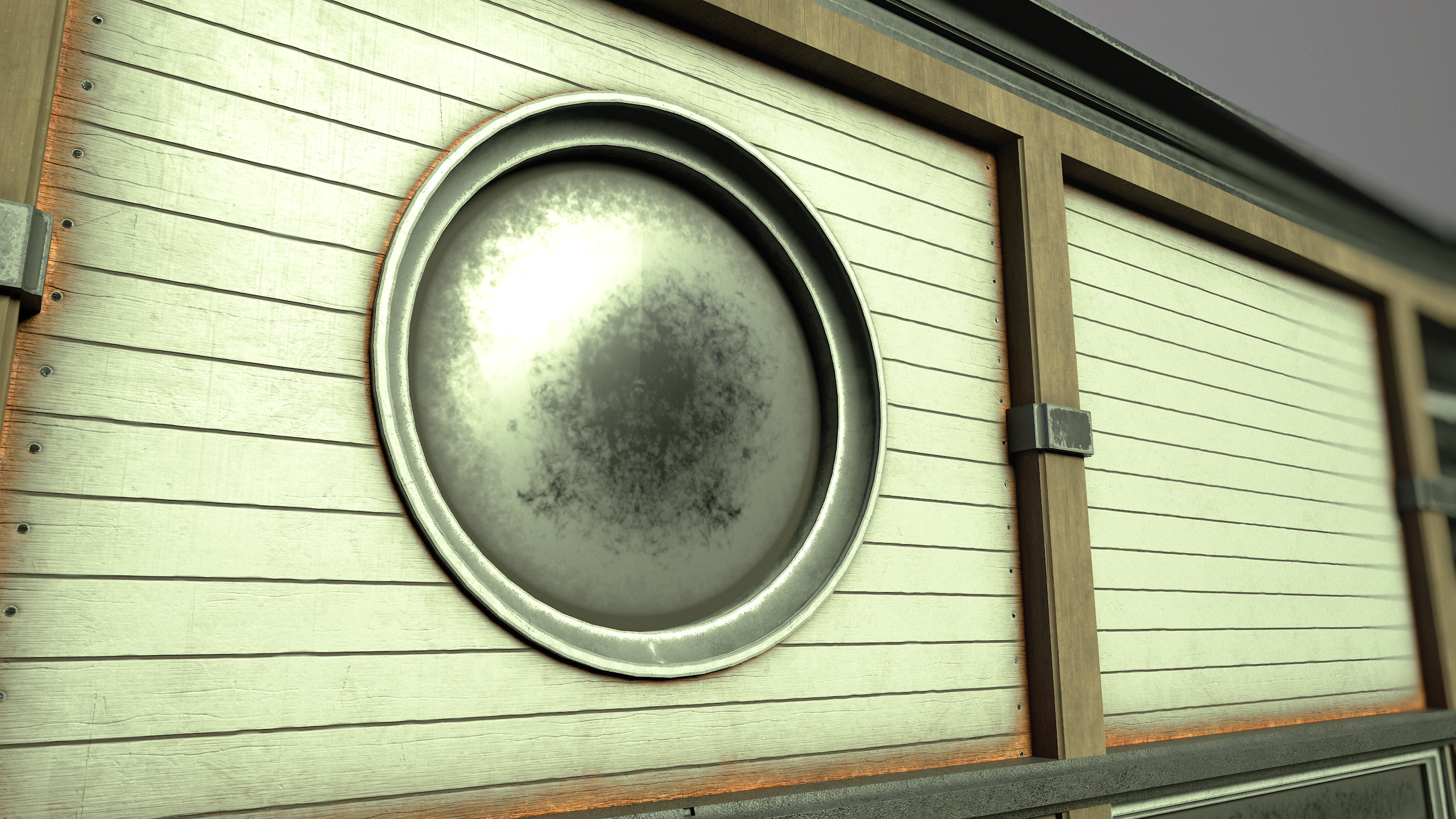 Modular Wooden Shopfront Kit Volume 2 Low-poly 3D model_4