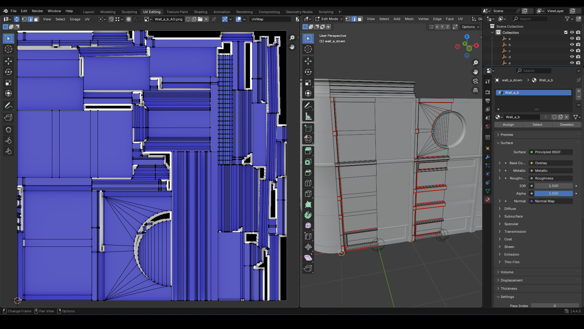 Modular Wooden Shopfront Kit Volume 2 Low-poly 3D model_16