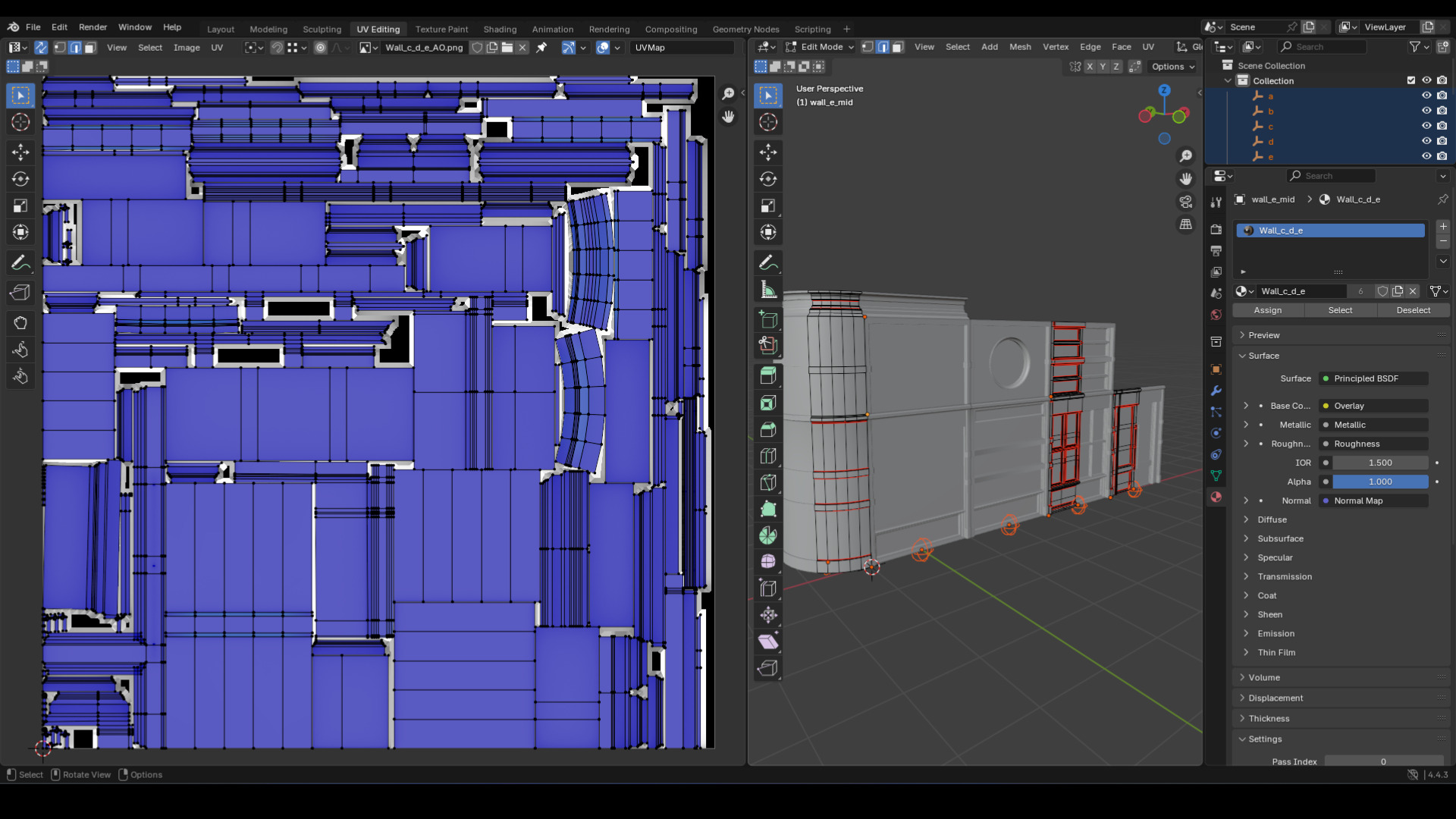 Modular Wooden Shopfront Kit Volume 2 Low-poly 3D model_15
