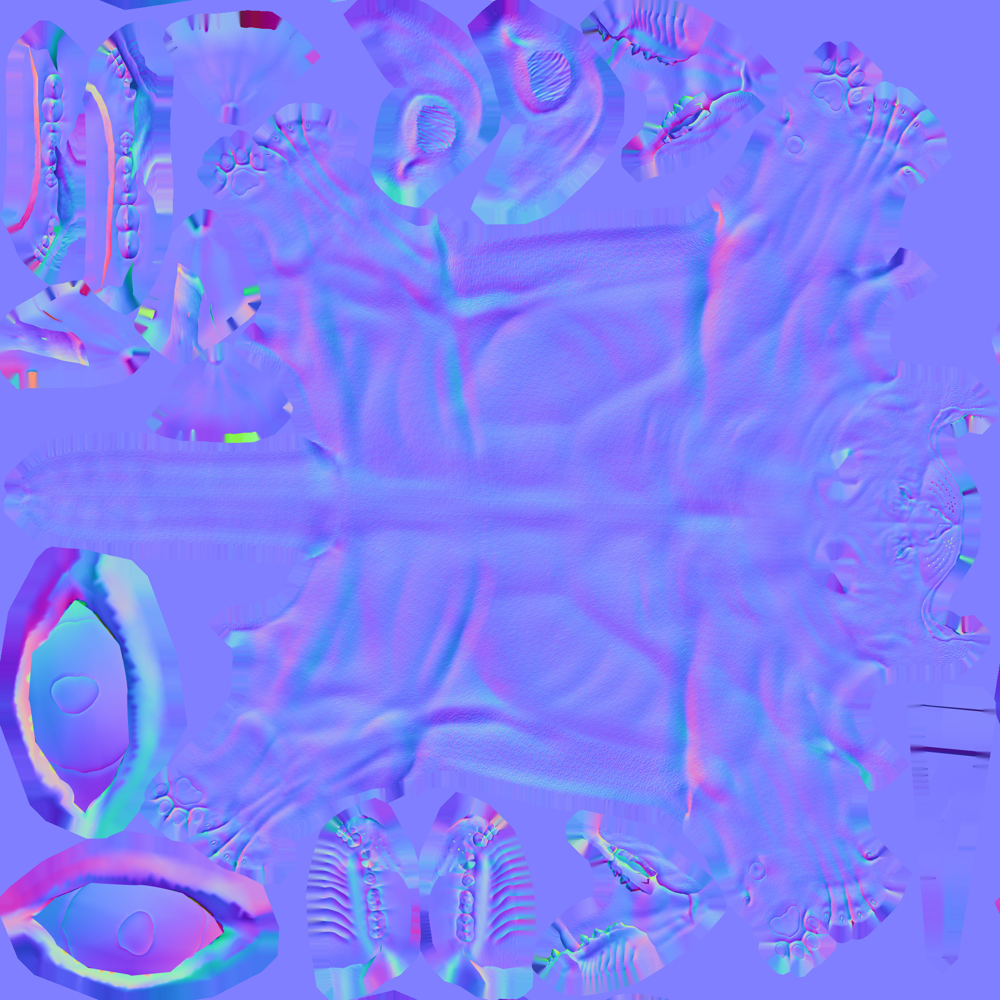 Realistic Jaguar Rigged and Animated for VR AR Games Low-poly 3D model_18