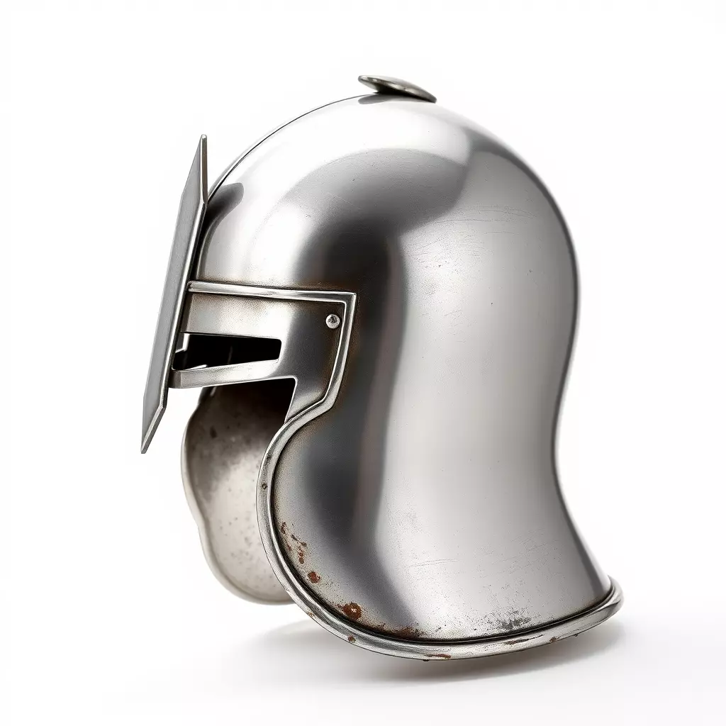 Medieval Knight Helmet Model Pack with PBR Textures Low-poly 3D model_0
