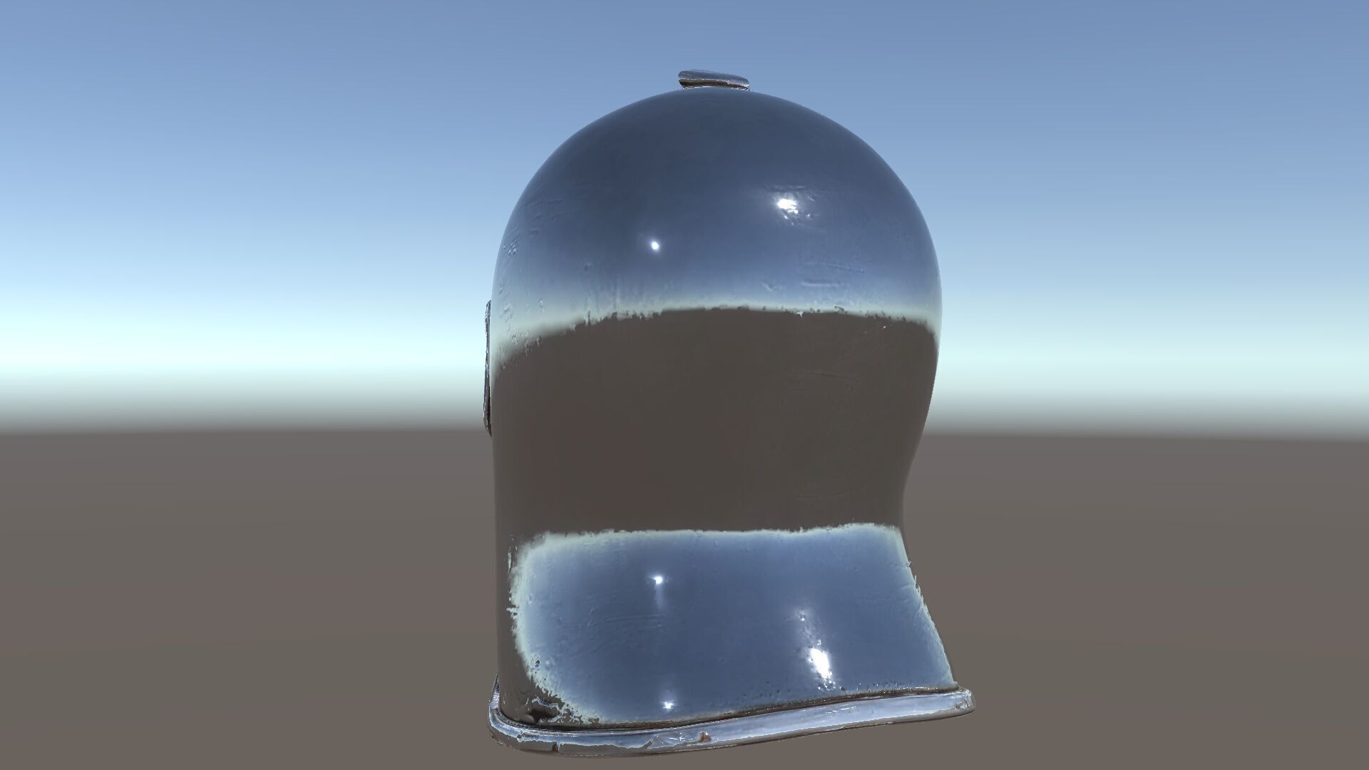 Medieval Knight Helmet Model Pack with PBR Textures Low-poly 3D model_5