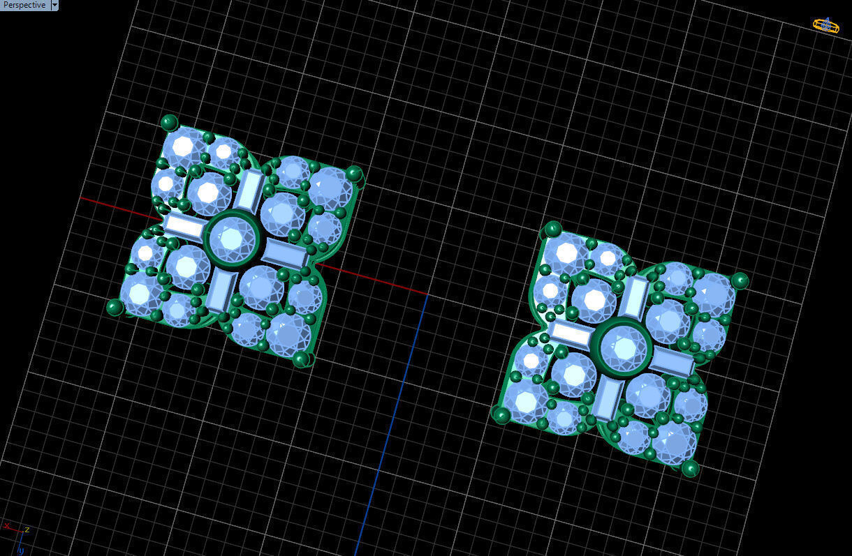 STUDD EARRING Free 3D model_2