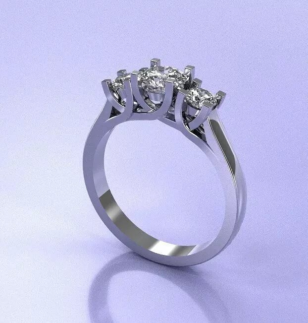 3 DIAMOND ET RING Free 3D model_0