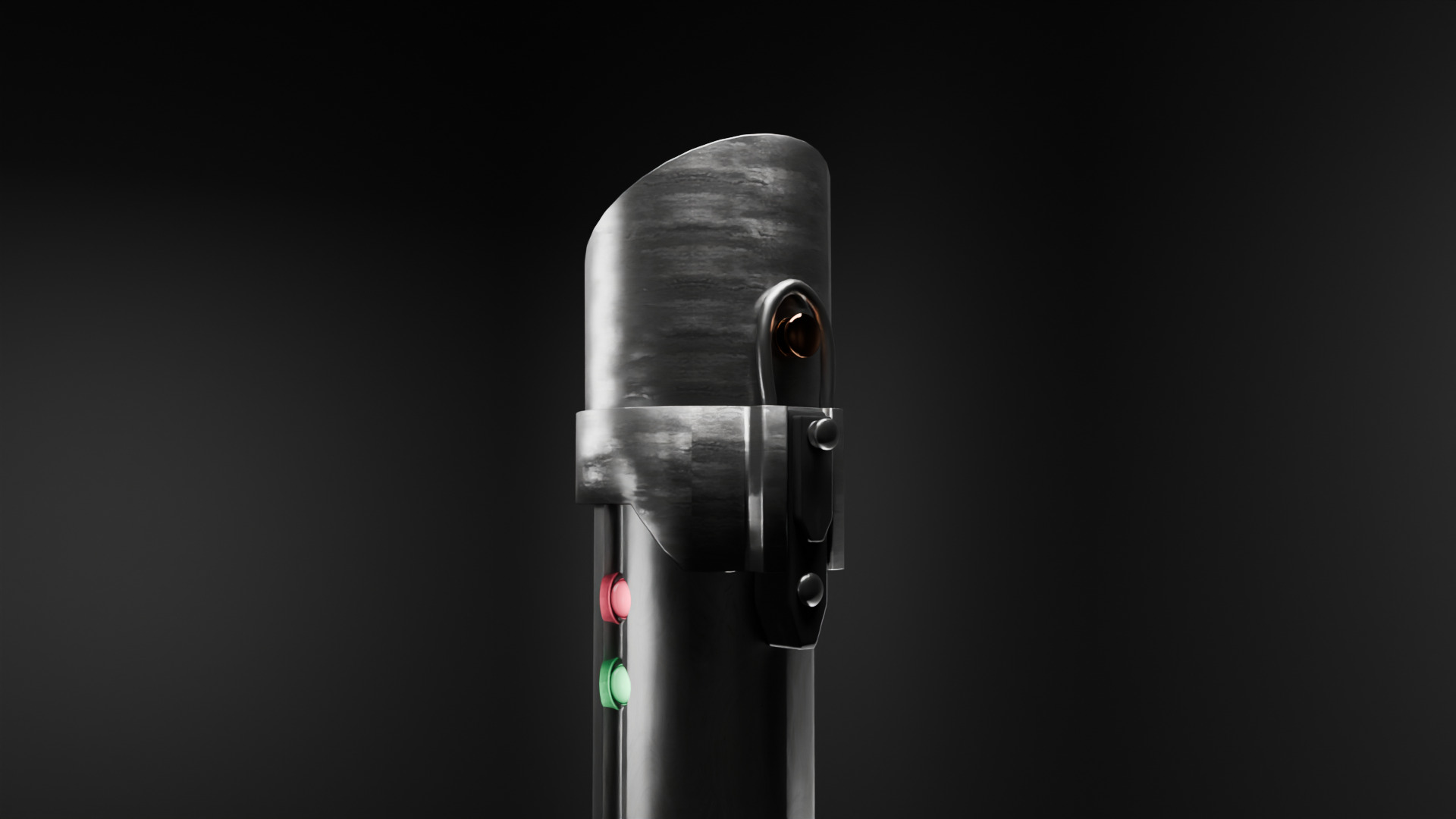 Anakin Skywalkers Lightsaber 3D model_2