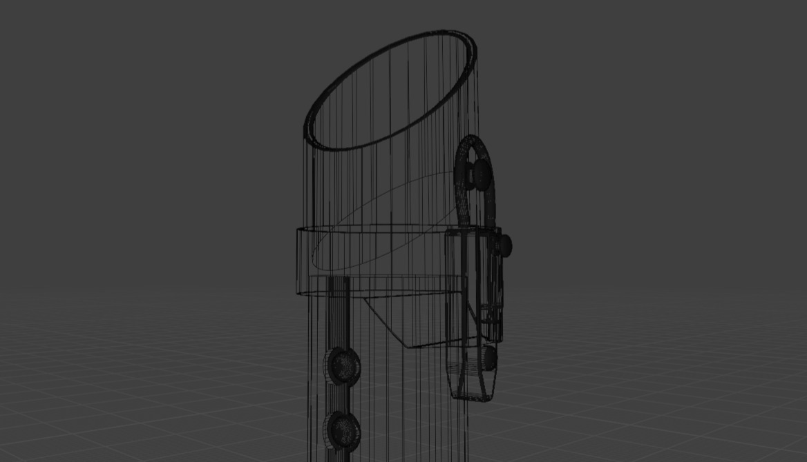 Anakin Skywalkers Lightsaber 3D model_5