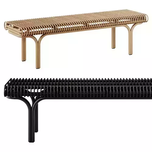 Expormim 202 Rattan Bench