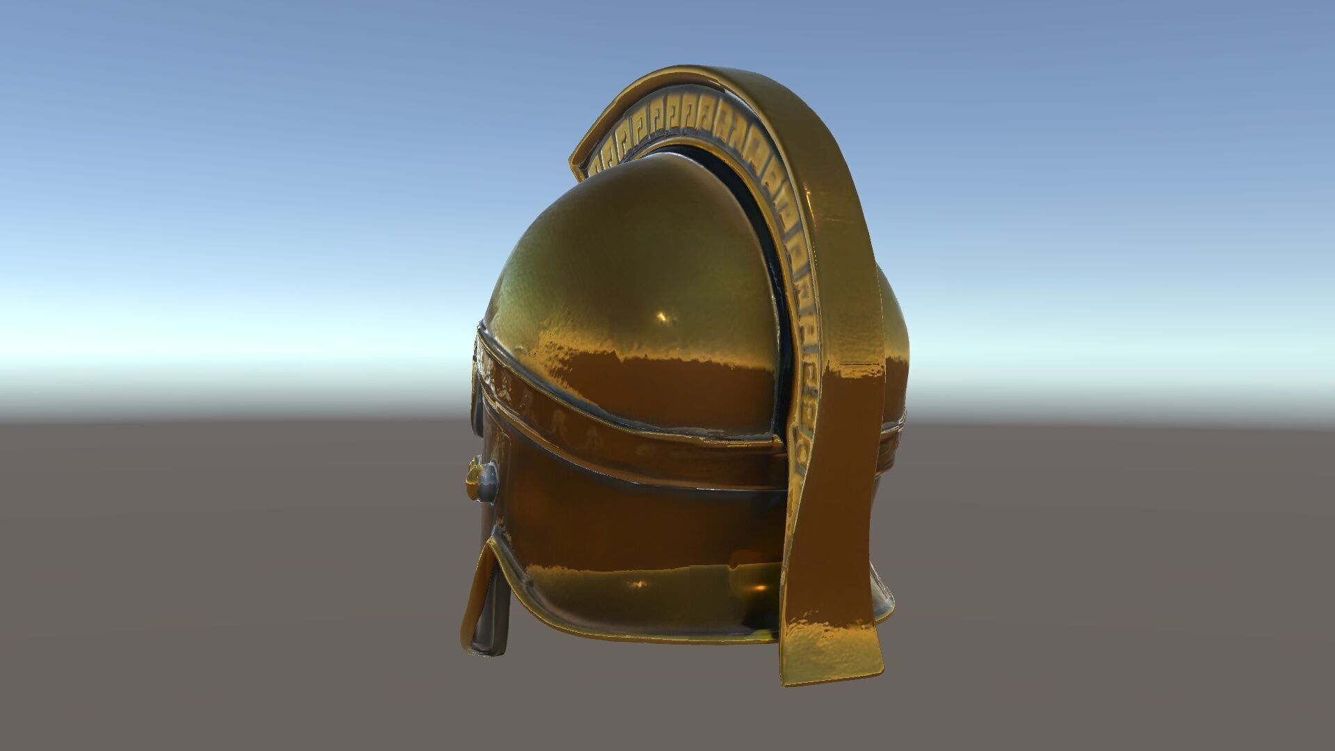 Ancient Warrior Helmet D Model Pack Low-poly 3D model_5