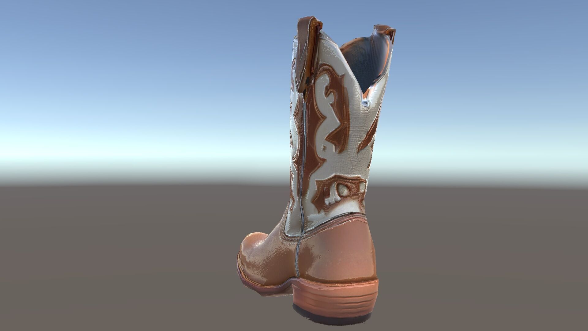 Cowboy Boot D Model Pack for Rendering and Gaming Low-poly 3D model_10