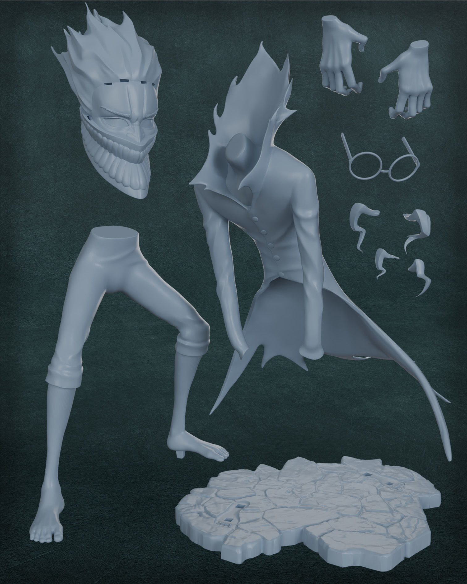 Turbo Granny Okarun Free 3D print model_5